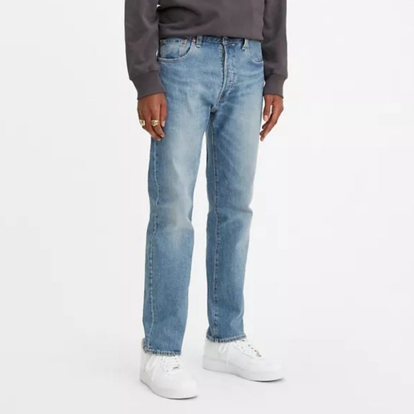 Vintage LEVI'S 501 classic button fly red tab blue jeans 36 x 29 - Picture 1 of 6